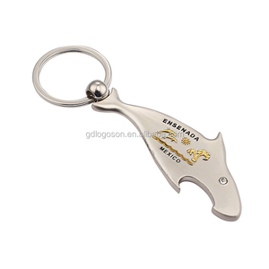 Custom Beach Souvenirs Sea Life Animals Keychain Metal Dolphin Shark Whale Shape <strong>Key</strong> <strong>Chains</strong> - Product Image 2