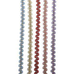 Perles décoratives en forme de dentelle avec chaîne métallique, style cœur, <span class=keywords><strong>accessoires</strong></span> de vêtement pour robe de mariée, sac et décoration de bijoux - Product Image 3