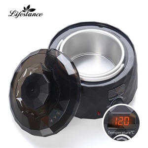 New Arrival LC Digital 500ml Paraffin Wax Melting Machine Wax <b>Warmer</b> Hair Removal Kit JP Plug Body Face Feet Nose Target Areas - Product Image 1