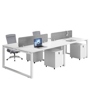 <span class=keywords><strong>Escritorio</strong></span> de Oficina Moderno y Ecológico LINOU <span class=keywords><strong>en</strong></span> Forma de <span class=keywords><strong>L</strong></span> <span class=keywords><strong>para</strong></span> 4 <span class=keywords><strong>Personas</strong></span>, con División, Cajones y Garantía de 5 Años <span class=keywords><strong>para</strong></span> Uso Comercial - Product Image 2