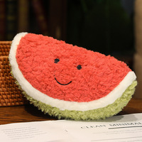 Peluche Pastèque Tranchée Personnalisable, Mignonne et Souriante, pour Machine à Pinces et Cadeau de Mariage, Vente en Gros