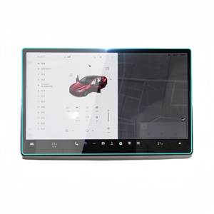 Cao cấp không thấm nước chống sốc chống xước Tesla mô hình 3 Tempered Glass Navigation bảo vệ màn hình cho xe tương thích điện thoại - Product Image 6