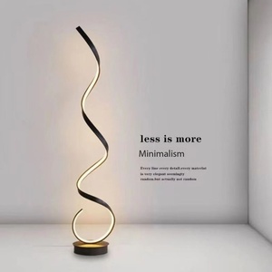 Modern Minimalist LED <strong>Floor</strong> <strong>Lamp</strong> for Living Room Bedroom Vertical <strong>Arc</strong> Smart Design with Led Base for Hotel Bedside or Bedron - Product Image 3