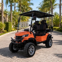Voiturette de golf électrique Rose Garden 2, 4 ou 6 places, moteur AC 72V 7.5KW, batterie au lithium, pour la vente en gros, kit de taille-haie Blossom Tours, plateau