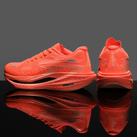 Chaussures de sport respirantes en mesh pour hommes avec semelle intérieure en plaque de carbone C Hioning avancée, légères, pour la course à pied