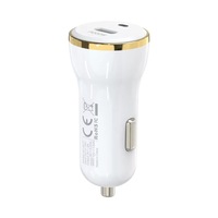 Haut de gamme pas cher prix charge rapide Pd 20w Type c Port ou chargeur de voiture Pd double port pour téléphone