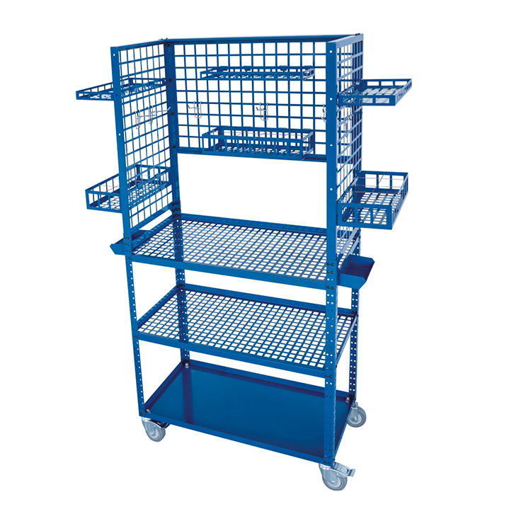 PS306 Mobile Storage Rack Heavy Detailing Duty Parts Auto Tools Body ...