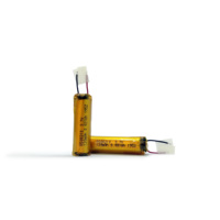 Batterie lithium-ion cylindrique rechargeable A&S Power 3.7V 130mAh AS08310, qualité d'origine, directement de l'usine, pour stylo, 500 cycles