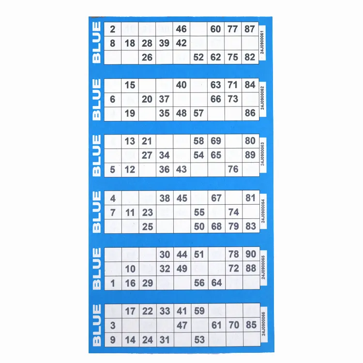 Manufacture custom bingo cards paper sheets bingo game book reusable Printable Numbers Bingo Cards