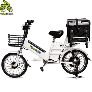 Marka yeni çiftli pil 48v3 0ah elektrikli kargo bisikleti hızlı gıda Pizza teslimat E bisikletleri 2022 elektrikli bisiklet pedalı ile YQEBIKES