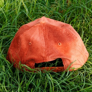 Corduroy Snapback Hats for Men Custom Embroidery logo 5 Panel Unstructured Caps - Product Image 5