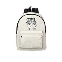 Ensemble de sacs à dos trois pièces imperméables et écologiques à motif géométrique simple et amusant, avec bretelles rembourrées respirantes, personnalisable pour étudiants (OEM)