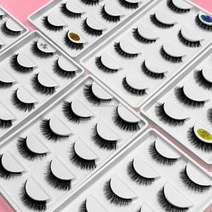 थोक सिलियो पोस्टिकोस कस्टम नई अल्ट्रा-सॉफ्ट 10-12 मिमी फुल स्ट्रिप पलक सुपर फाइन 5 pair - Product Image 2