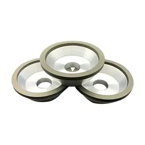 Customization vitrified bond diamond grinding wheel 12A2 100mm 125mm 150mm suitable for CVD diamond