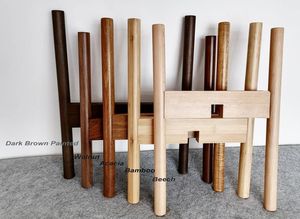 Houselin Mid Century Modern Decor Pot Holder Rack Support flexible <span class=keywords><strong>en</strong></span> bois pour plantes d'intérieur - Product Image 4