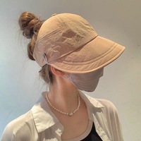 Sombreros de Verano Plegables para Mujer, con Protección Solar, Ala Ancha, para Playa, Béisbol, con Bolsillo, para Deportes, Fiestas, Viajes, Pesca