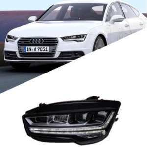 Modificación del Conjunto de Faros Delanteros A7 2011-2018, Nueva Lente LED <span class=keywords><strong>Matrix</strong></span> de 12V con Luz Diurna, Temperatura de Color de 6000K - Product Image 1