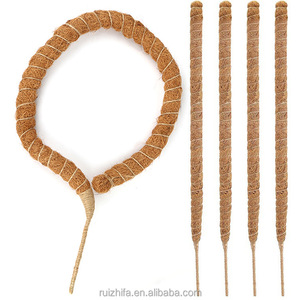 Poteau en fibre de coco écologique et pliable, design minimaliste pour le soutien des plantes <span class=keywords><strong>Monstera</strong></span>, utilisation intérieure/extérieure, jardin domestique - Product Image 5