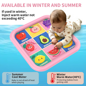 Alfombra de Juego Acuática Inflable para Bebés, con Diseño de Frutas, de PVC, Cumple con la Norma EN71, para el Tiempo Boca Abajo - Product Image 2