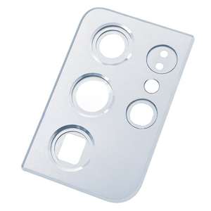 Objectif d'appareil photo avec cadre pour Samsung Galaxy S21 Ultra 5G G998B Argent - Product Image 1