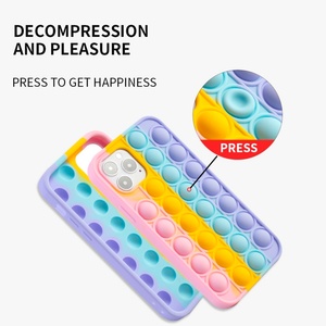 Funda Pop It para Teléfono, Funda de Silicona Antigolpes con Protección de Color, Carcasa de TPU para Teléfono Celular, para iPhone 12 13 - Product Image 3