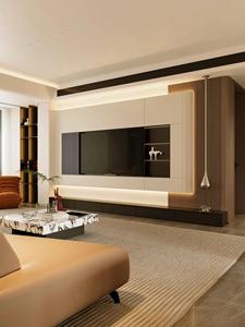 Mueble de TV Modular de Madera Moderno y de Lujo de Último Diseño para Sala de Estar, Mueble de Pared para Entretenimiento - Product Image 4