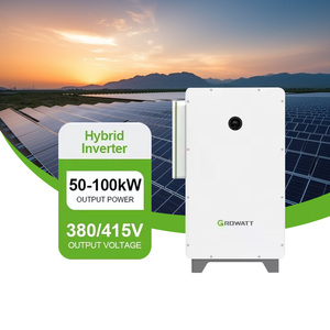 Onduleur hybride Growatt WIT 50K-HU 50 kW 63 kW 75 kW 100 kW pour utilisation extérieure, onduleur hors réseau 100 kW 75 kW avec 10 trackers MPPT - Product Image 1