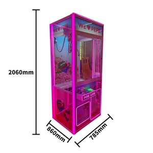 เครื่องเกมตู้คีบตุ๊กตาหยอดเหรียญขายส่งจากโรงงาน เครื่องเล่นเกมอาร์เคดแบบคีบตุ๊กตา  ฟรีเล่นออนไลน์ - Product Image 3