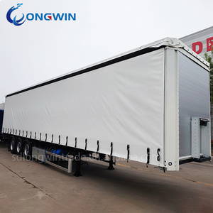 45-Foot <strong>Tautliner</strong> Semi-<strong>Trailer</strong> Steel Curtain Van <strong>Trailer</strong> with 12R22.5 Tyres Curtainider <strong>Trailer</strong> for Sale - Product Image 2