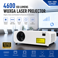 Projecteur laser professionnel WUXGA 4600 lumens ISO, 20 000 heures, pour salle de conférence et salle de classe