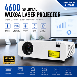 <span class=keywords><strong>Projecteur</strong></span> laser professionnel WUXGA 4600 lumens ISO, 20 000 heures, pour salle de conférence et salle de classe - Product Image 1