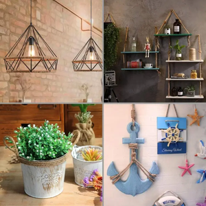 <span class=keywords><strong>Corde</strong></span> torsadée en <span class=keywords><strong>chanvre</strong></span> naturel écologique de 5 mm, ficelle de jute pour décorations et artisanat DIY, fabriquée à partir de fibres recyclées - Product Image 4
