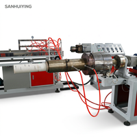 Nouvelle conception Sanhuiying, extrudeuse à vis simple haute productivité pour barres en plastique POM PA LDPE de 100-150 mm, origine Guangdong