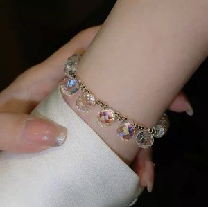 LANDY Bracelet en cristal magique fait à la <span class=keywords><strong>main</strong></span>, corde à tirer, bracelets de mode à personnalité réglable - Product Image 4