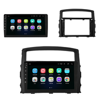 Navigateur GPS Android 15 pour Mitsubishi Pajero 2006-2020 Écran tactile WiFi/CarPlay intégré Android Auto GPS 9 pouces