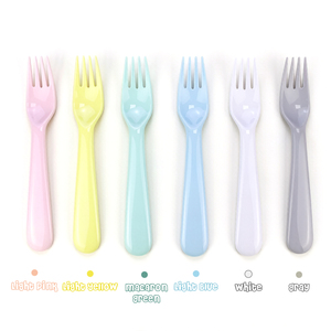 Bulk Sublimation Tableware Blanks for Kids DIY Customizable Knife with 6 Color Options Children Safety <b>Polymer</b> Spoon Fork Knife - Product Image 3
