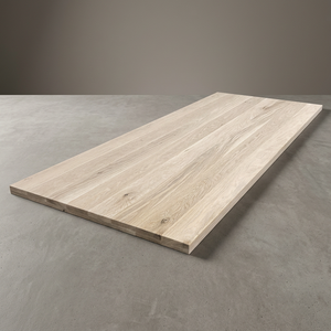 Mesa de restaurante de roble macizo rústico de tamaño grande personalizado-Parte superior duradera y elegante - Product Image 3