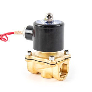 Brass Solenoid Valve 1 In Normally Closed AC220V Water Control Valve Electronic Pipeline Valve - Product Image 1