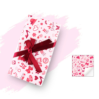 Papier d'emballage cadeau personnalisé imperméable pour Noël et la Saint-Valentin, rouleau de papier d'emballage enduit de résine pour cadeaux et boîtes
