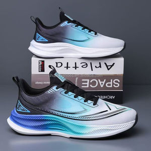 <span class=keywords><strong>ZheJiang</strong></span>, zapatillas deportivas informales para correr para hombre, Cuir blanco con placa Karbonn, plantilla de PVC, forro de malla para la temporada de primavera, zapatos para caminar - Product Image 5