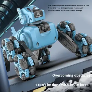 Perro Robot Inteligente con IA, Perro Mecánico de 8 Ruedas con Acrobacias, Juguete con Control Remoto Inalámbrico, Juguete de Plástico para Niños - Product Image 3