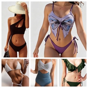 Meilleur design, ensemble 2 pièces personnalisé pour femmes, Sheining, nouvelle qualité, prix bas, vente en ligne, maillot de bain sexy, tissu en spandex/polyester - Product Image 1
