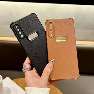 Coque de téléphone en cuir souple antichoc à quatre coins pour Infinix Hot 50 Samsung A56 A15 oppo A57 vivo <span class=keywords><strong>Y21</strong></span> coque de téléphone souple en cuir - Product Image 2