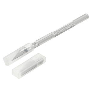5 pezzi 11 #   Lame in Acciaio Inossidabile, Coltello di Sicurezza a Cambio Rapido per Artigianato, Scultura, Intaglio del Legno e Riparazione PCB - Product Image 2