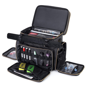 Sac de transport portable pour jeux de rô<span class=keywords><strong>le</strong></span> sur table, grande capacité, sac de voyage DND avec miniatures, couche en mousse, sac de rangement pour tapis de bataille - Product Image 5