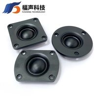 2 inci 66MM bulat 8 Ohm 20W dengan rongga belakang kinerja tinggi sutra kubah 97.8dB SPL RoHS bersertifikat DIY Tweeter untuk produk Audio