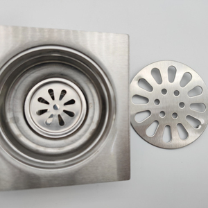 Lưới thoát sàn inox 304 mạ bóng, thiết kế hiện đại, kích thước 10x10cm, dùng cho khách sạn, đường kính 4 inch - Product Image 5