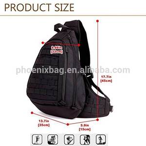 <span class=keywords><strong>Sac</strong></span> de poitrine tactique Molle Daypack <span class=keywords><strong>Sac</strong></span> à dos pour ordinateur portable Grand <span class=keywords><strong>sac</strong></span> à bandoulière Cross Body Duty Gear Bag - Product Image 3
