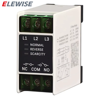 Relais de protection de séquence de phase triphasé CA ELEWISE TL2238 avec surveillance de la perte de phase et de la tension pour moteur