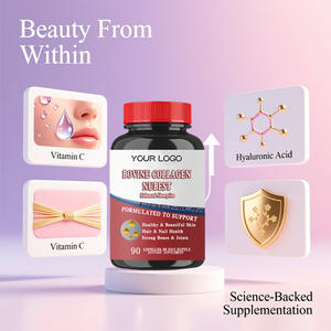 Kapsul Kolagen Sapi & <span class=keywords><strong>Softgel</strong></span> Bersertifikat Halal <span class=keywords><strong>Kosher</strong></span> Produk Kecantikan Dewasa Antioksidan 60 Kapsul/Botol Grosir - Product Image 5